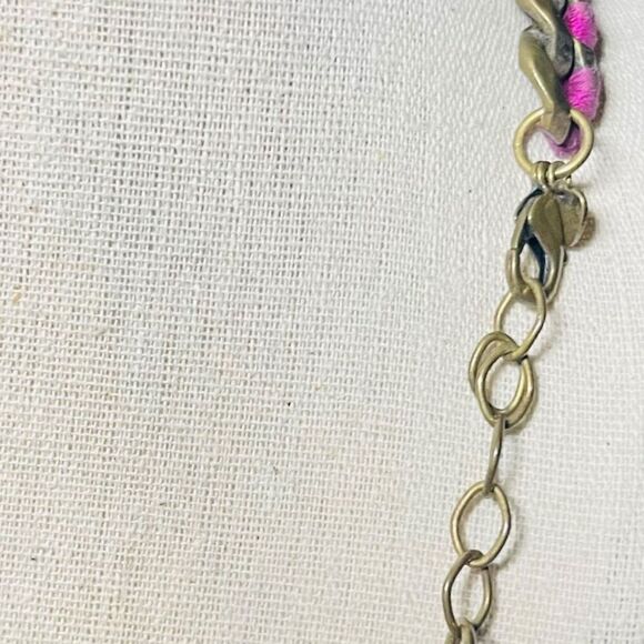 STELLA & DOT Bamboleo Jade Turquoise Crystal  Necklace RETIRED Retail $228 - Picture 3 of 8